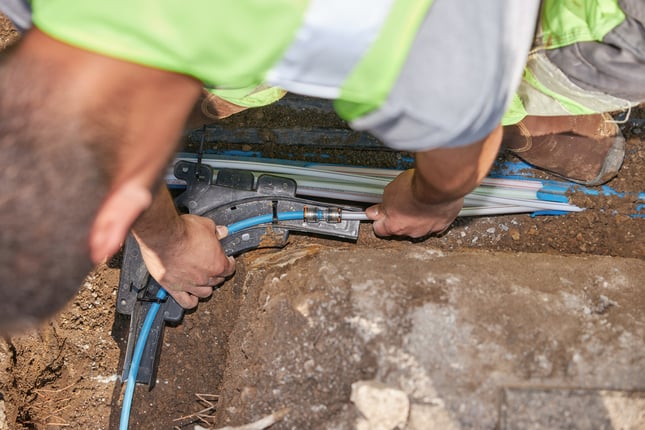 Aanleg glasvezelnetwerk in Borsbeek gestart