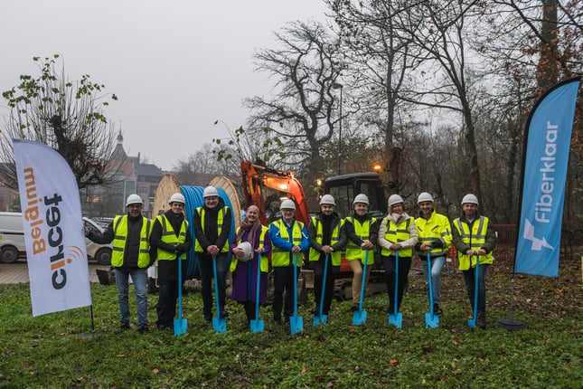 Eerste spadesteek in Grimbergen