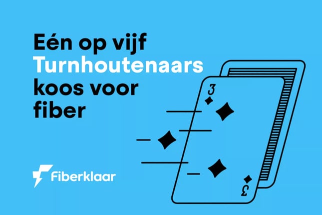 De kogel is door de kerk: Turnhout wordt fiberklaar!
