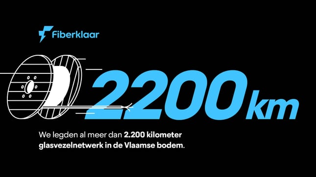 Ruim 2.200 kilometer aan glasvezel aangelegd | Fiberklaar