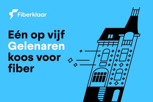 Succesvolle campagne: een op vijf Gelenaren koos voor fiber