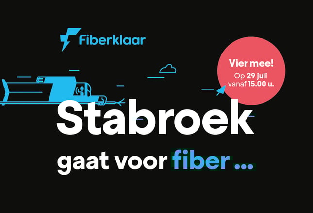 Stabroek gaat voor fiber, dus gaat Fiberklaar aan de slag.