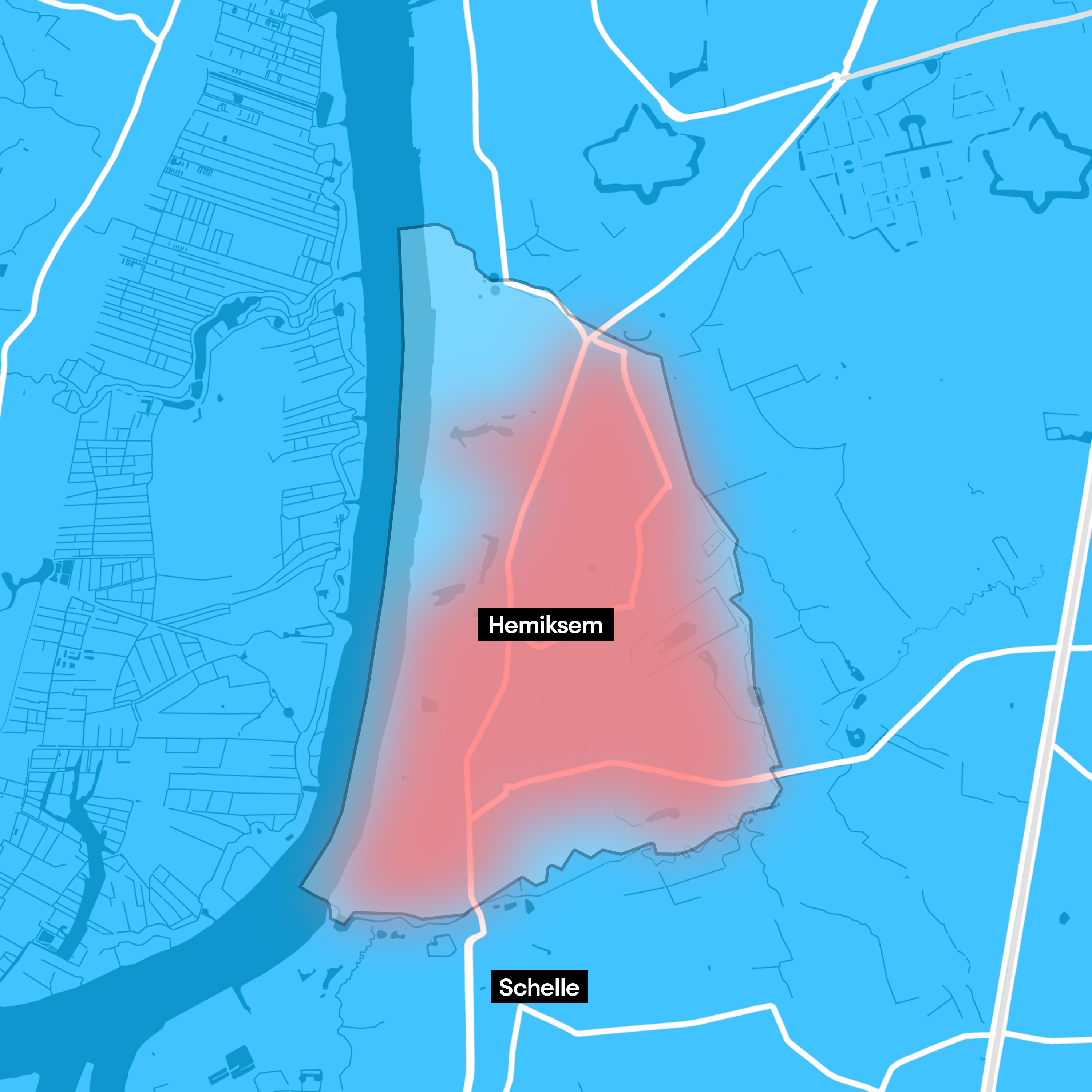 Gemeentemap Hemiksem