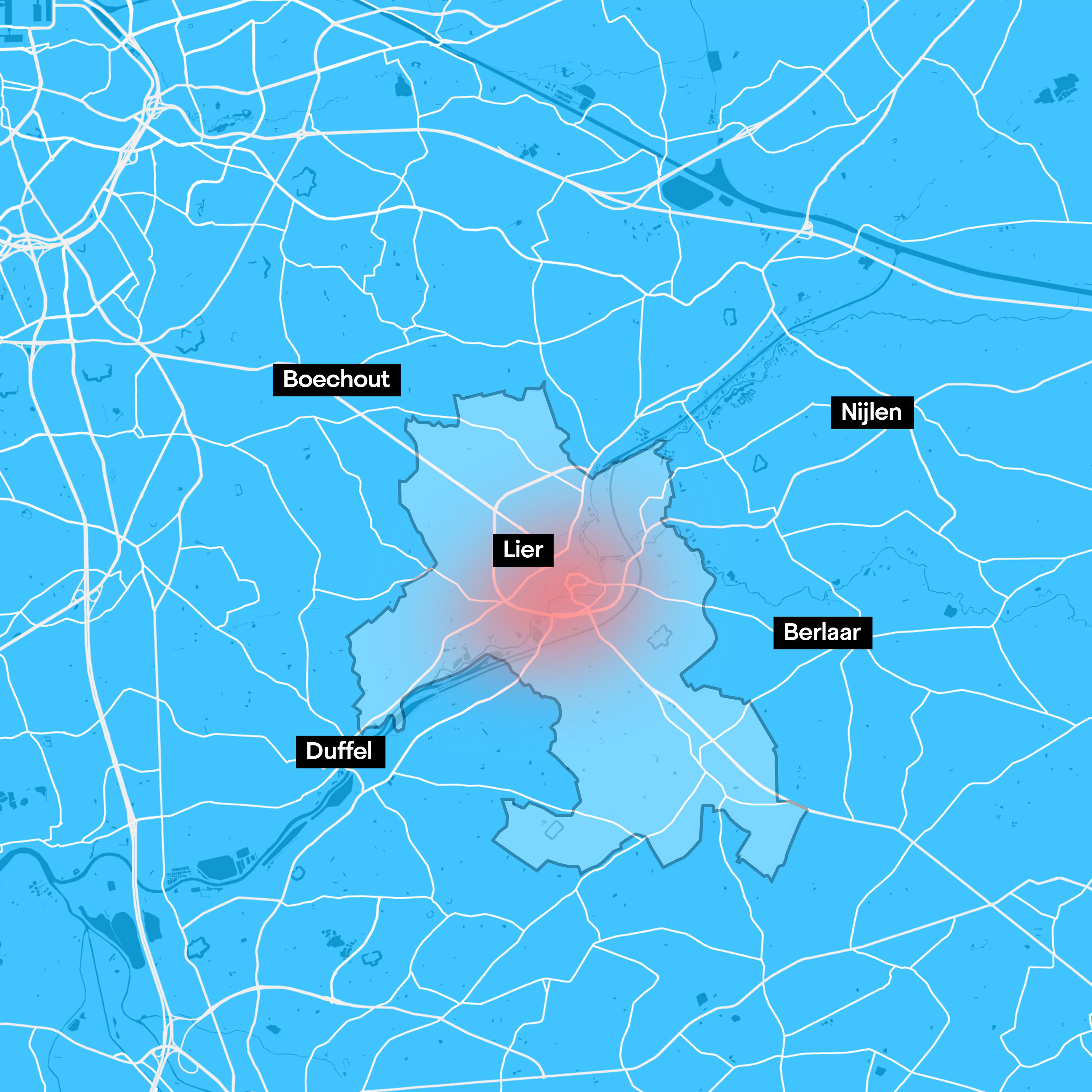 Gemeentemap Lier