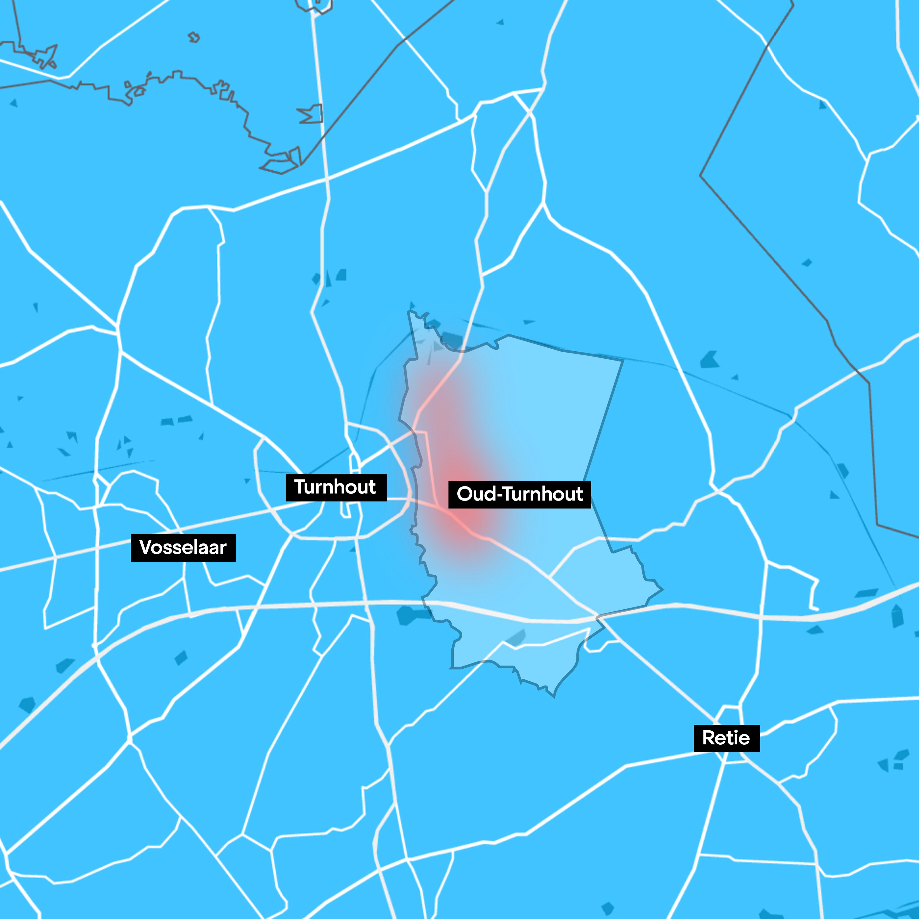 Gemeentemap Oud-turnhout