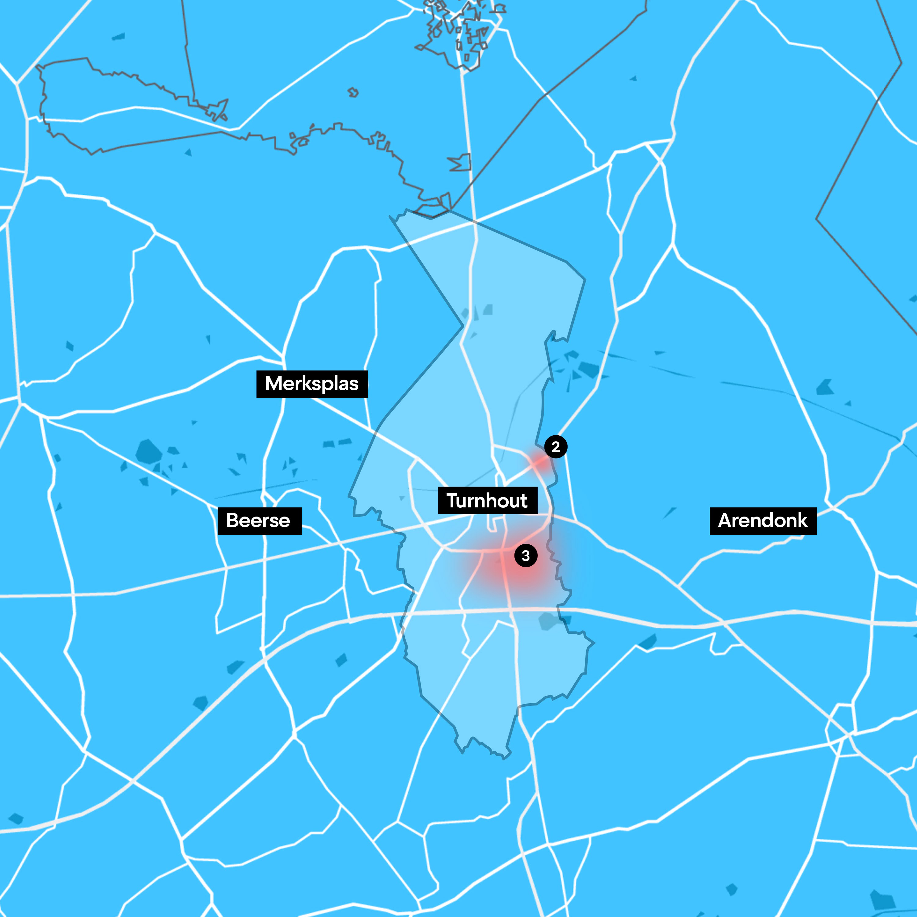 Gemeentemap Turnhout