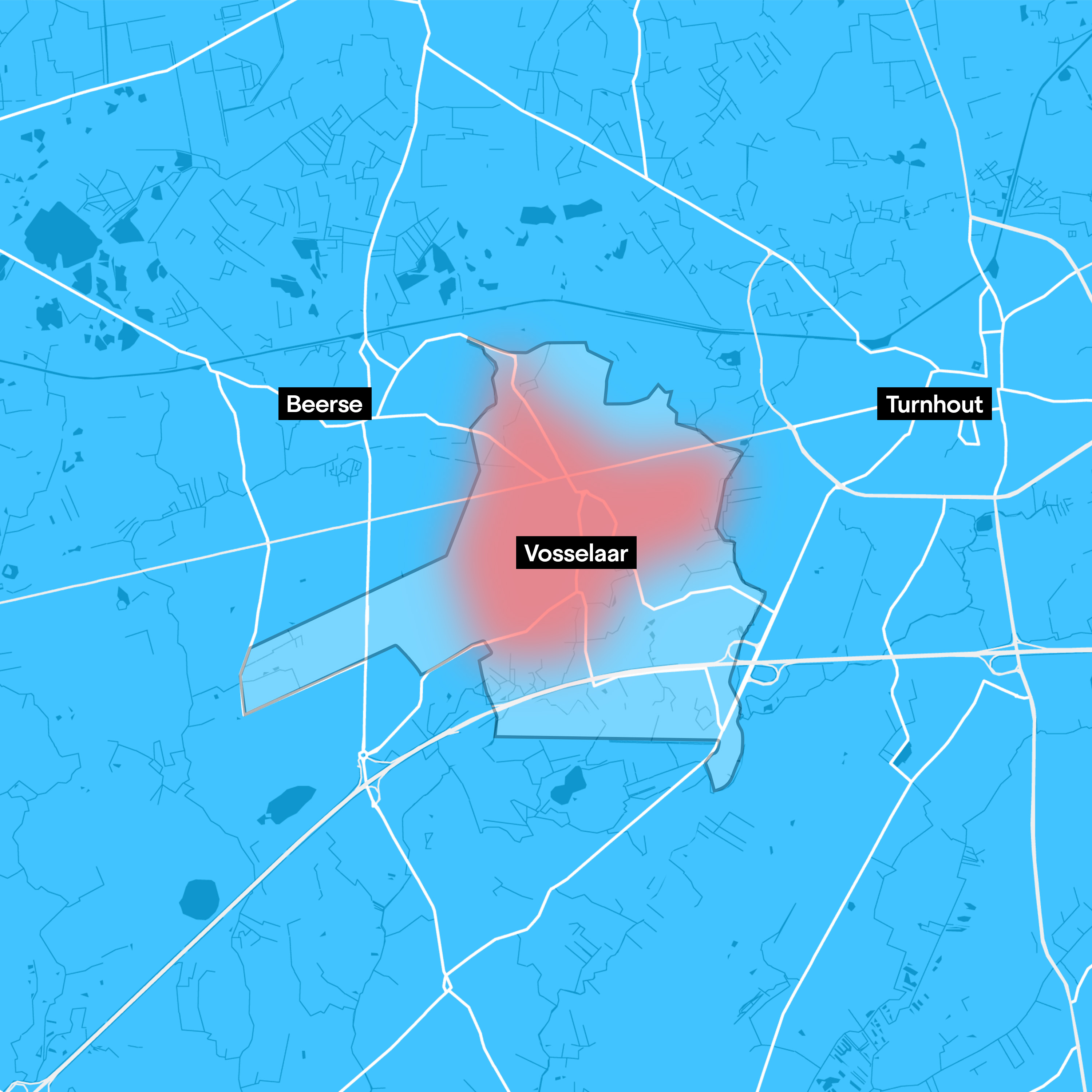 Gemeentemap Vosselaar