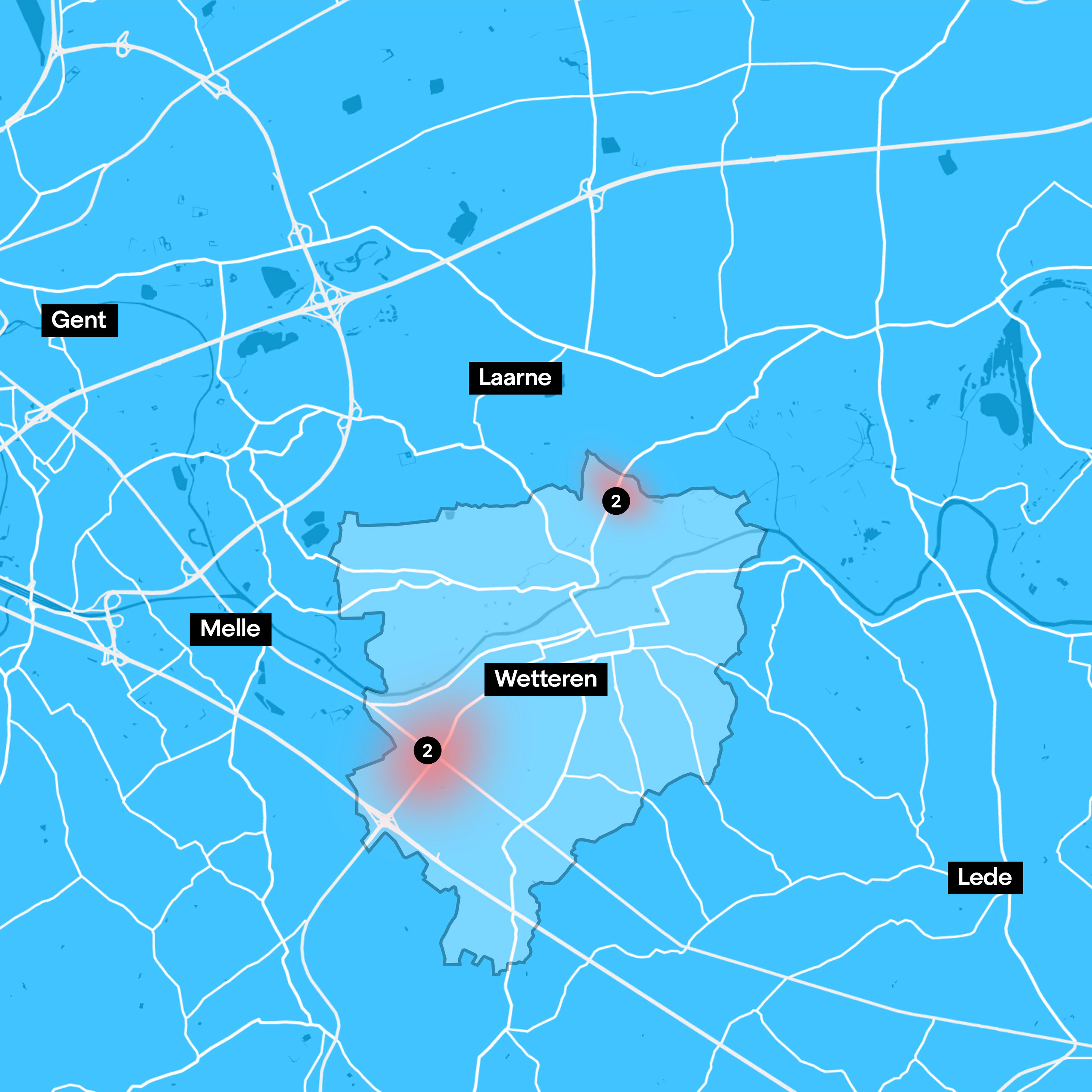 Gemeentemap Wetteren-1