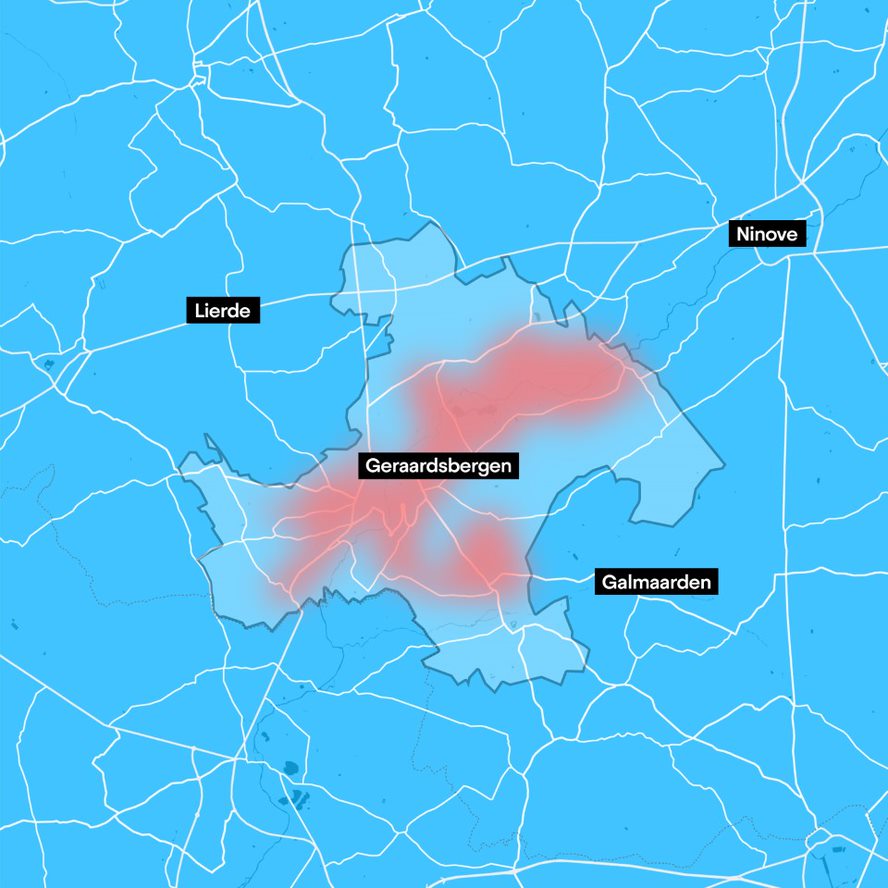 Geraardsbergen kaart