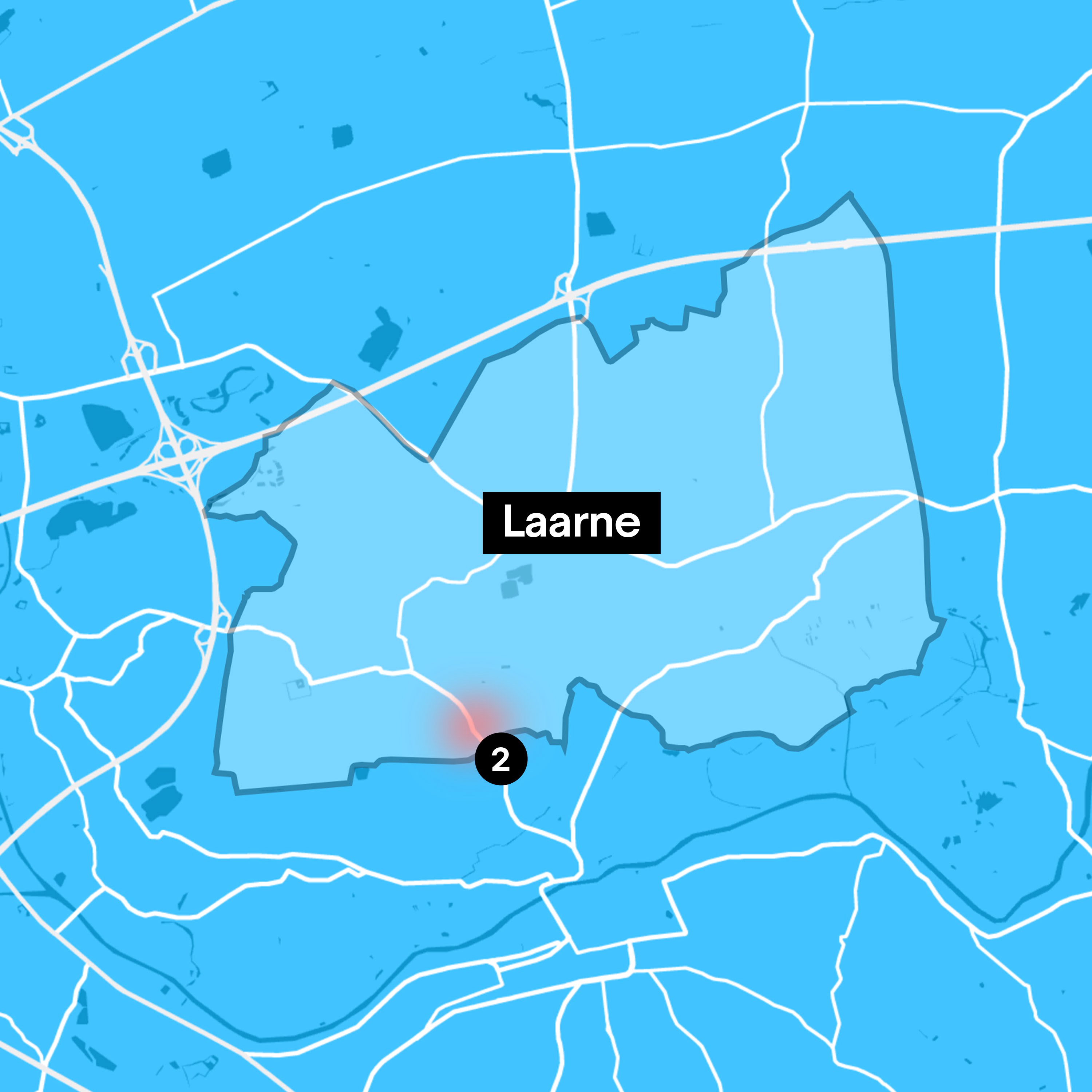 Zonemap Laarne Wetteren Z2