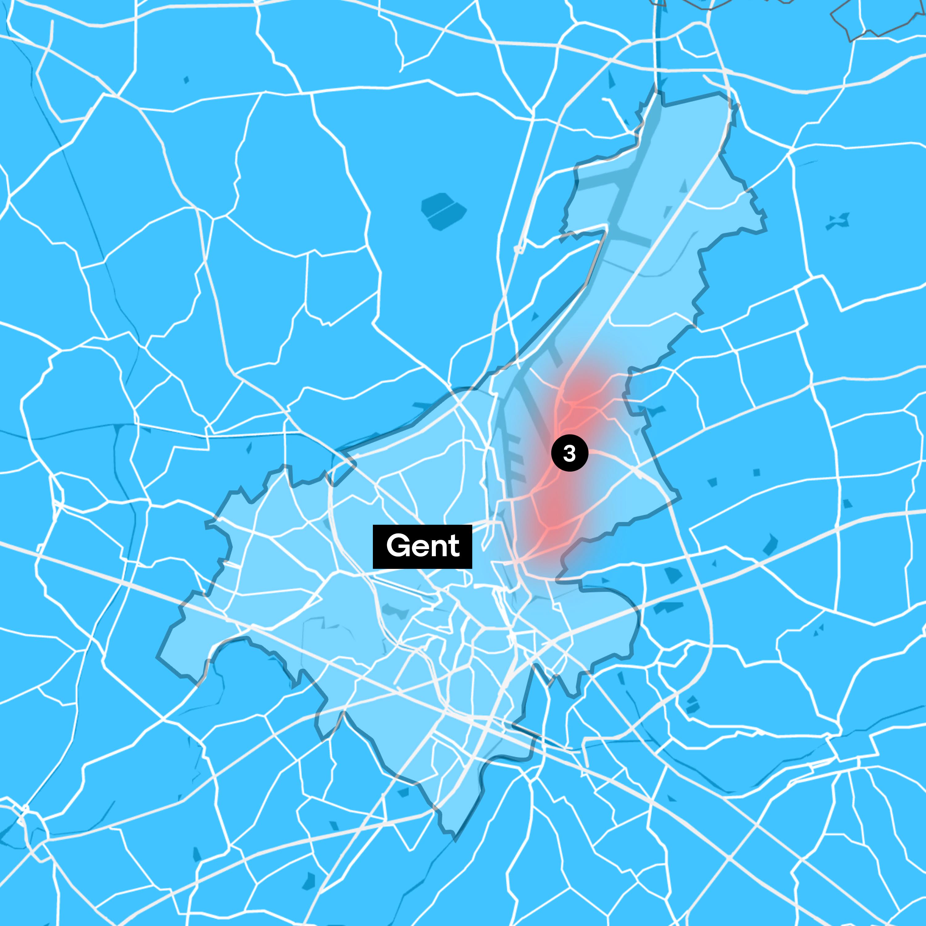 Zonemap Oostakker St Amandsberg & Dampoort Z3-1