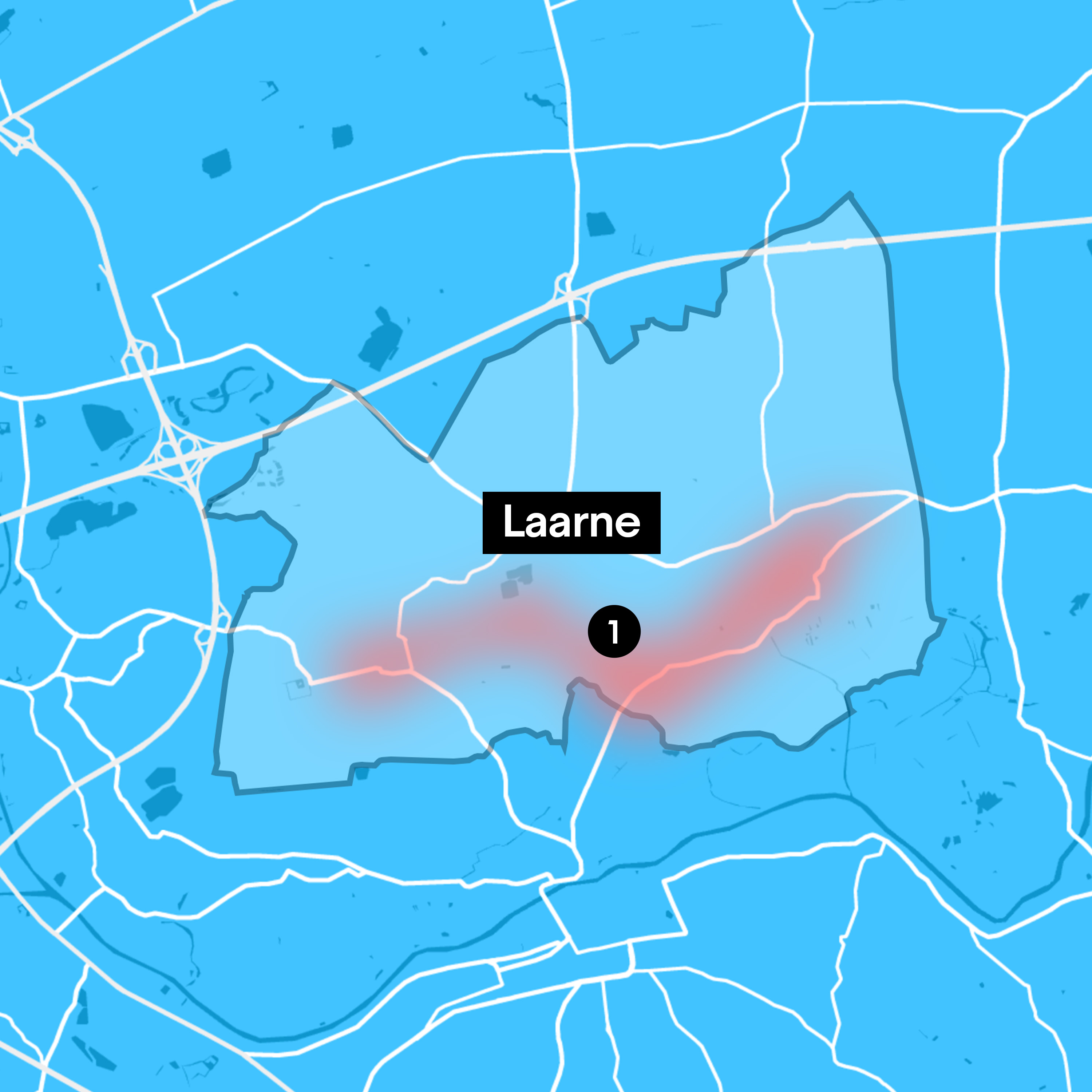 Zonemap Wetteren-Laarne-Melle Z1